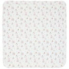 Baby Girls White & Pink Carousel Blanket, 1, hi-res